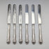 1902 British antique pure silver dessert cutlery, 6 pairs, total 466g, P Ashberry & Sons, wooden box